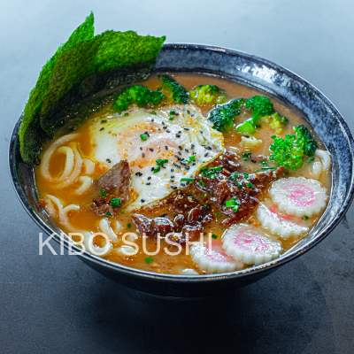Soupe de udon au bœuf